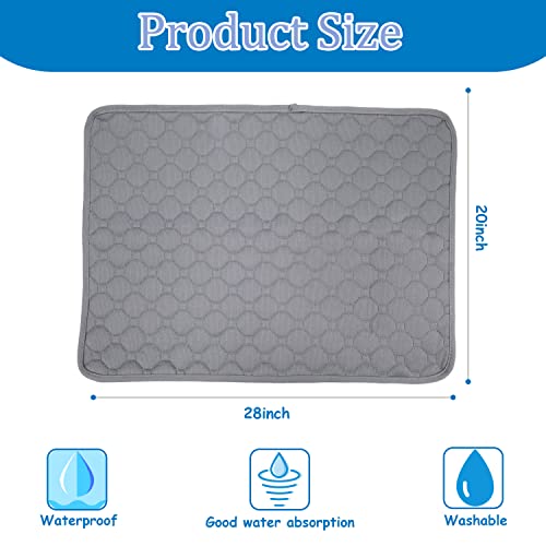  Petbuy Washable Reusable Dog Pee Pads 20”x 28”,Waterproof Non-Slip Potty Training Pads For Dogs And Cats Puppy,Fast Drying Travel Pet Pee Pads，Leak-Proof Cat Potty Pads