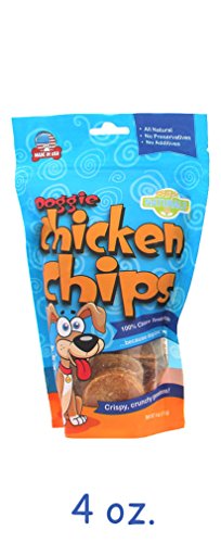  All Natural Chicken Chips- Dog Treats (Small- 4 Oz. Bag)