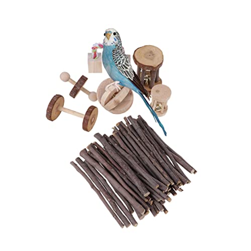  Balacoo 1set Teeth Cleaning Sticks In Wooden Cat Pets Dogs Snacks Stick