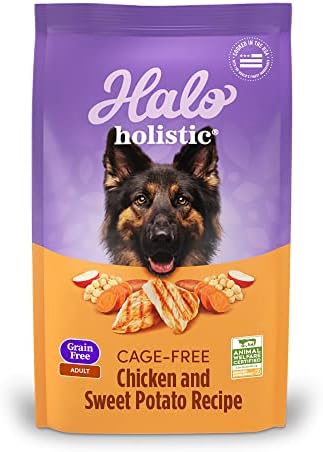  Halo® Holistic Adult Dog Grain Free Cage-Free Chicken & Sweet Potato Recipe 3.5 Lb Bag