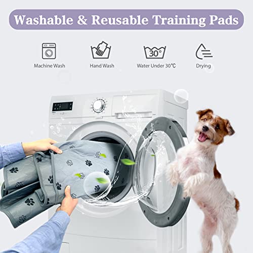  SCLOSE Washable Pee Pads For Dogs 48"x72", Washable Dog Pee Pads,Reusable Training Pee Pads For Dogs Washable,Non-Slip ,Super Absorbent Incontinence,Waterproof Dog Whelping Mat