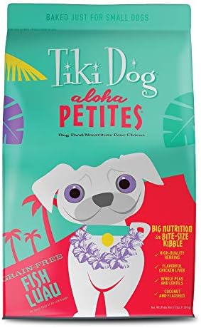  Tiki Dog Born Carnivore For Dogs, Savory Chicken, Peas & Lentils Recipe, Grain Free Baked Kibble For Maximum Nutrition, For Adult Dogs And All Size Breed Dogs, 3.5 Lbs Bag