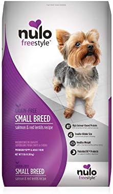  Nulo Freestyle Small Breed Dog Food, Premium Adult And Puppy Grain-Free Dry Smaller Sized Kibble Food, With BC30 Probiotic For Healthy Digestion Support