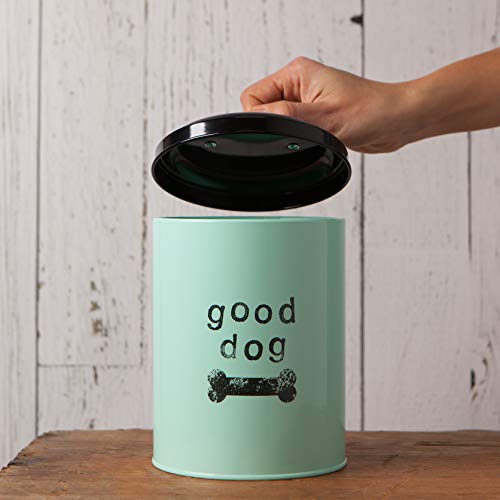  Now Designs Dog Biscuits Tin With Lid, Good Dog Design