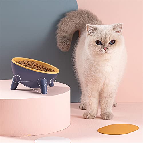  AYENCI Cat Automatic Water, Cat Feeding Bowl Dog Elevated Food Pet High Shelf Feeder Bowl Puppy Protects The Cervical Spine Water Bottle Food Container (Color : Rose Red)