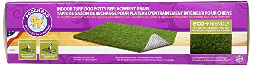  PoochPad Artificial Turf For Dogs (16” X 24”) – Made In USA, Fake Grass Patch For Dogs Potty Urine, Rapid Flow Drainage Artificial Grass Replacement Turf, Indoor Or Outdoor Use