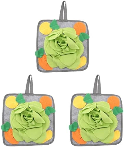  Mipcase 2pcs Tunnel Rabbits Clicker Pratical Dogs Rabbit, Forbid Mat With Puzzle Non All Sniff Small Chinchillas, Dog Things Pigs, For To Stuff Cooling Animals Rabbits, Licking