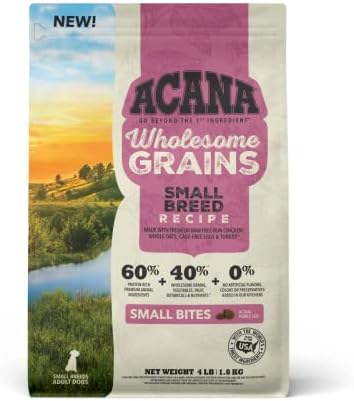  ACANA Wholesome Grains Dry Dog Food, Sea To Stream, Saltwater And Freshwater Fish & Grains Recipe, 22.5lb