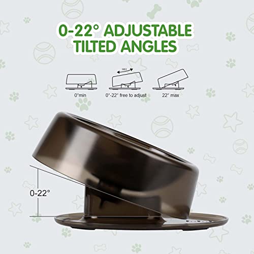  Adjustable Cat Feeding Bowl Raised Food Bowl For Small Dog