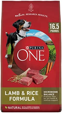  Purina ONE Dry Dog Food Lamb And Rice Formula - 31.1 Lb. Bag