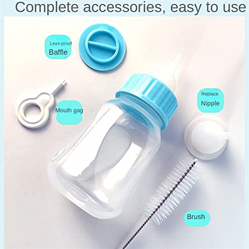 AYENCI Cat Automatic Water, 1 Pcs Feeding Bottle Pet Puppy Kitten Silicone Feeder 120ml Dog Cat Nursing With Cleaning Brush (Color : 1)