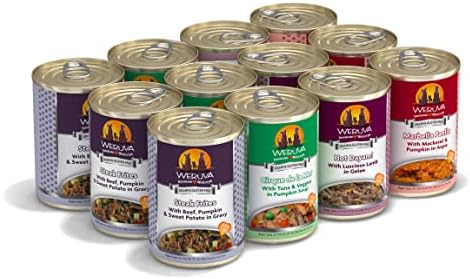  Weruva Classic Dog Food, Steak Frites Dinner With Beef, Pumpkin & Sweet Potato In Gravy, 14oz Can (Pack Of 12)