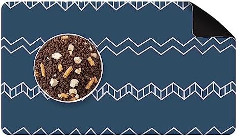  Rest-Eazzzy Absorbent Dog Bowl Mat 18"x30", Dog Food Mat, Non-Slip Pet Food Mat, Large Dog Mat For Food And Water, Durable And Eco-Friendly Dog Feeding Mat- Waterproof Backing, Machine Washable
