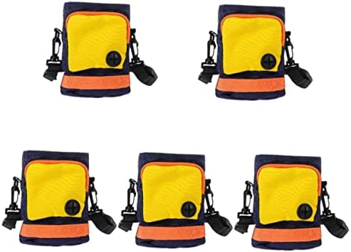  Mipcase 2pcs Picnic With Use Dog For Train And Daily Waist Treat Holder Adjustable Toy Poop Shoulder Kibbles Yellow Training Food Dogs Pouch Strap Snack Wear-resistant Bag Pet Walking