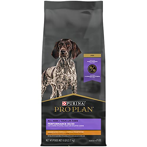  Purina Pro Plan High Calorie, High Protein Dry Dog Food, 30/20 Chicken & Rice Formula