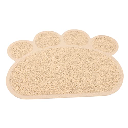  Litter Mat Bowl Shaped Accessory Water Puppies Tray Under Dogs Litter Use Feeding Non- Training Mat Kitten Place Food Daily Paw Indoor Cushion Home Cat For Pet Blanket Pad 4pcs And