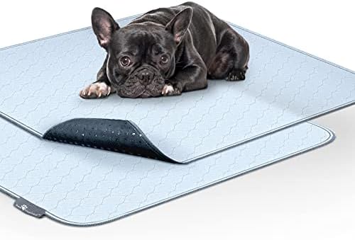  Paw Inspired Washable Pee Pads For Dogs | Reusable Puppy Pads | Waterproof Whelping Pads | Washable Training Pet Pads, Washable Potty Pads Extra Large Sizes (Round, 29" (2 Pack))
