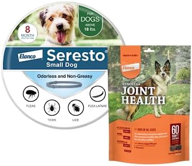  Seresto Small Dog Vet-Recommended Flea & Tick Treatment & Prevention Collar For Dogs Under 18 Lbs. | 8 Months Protection