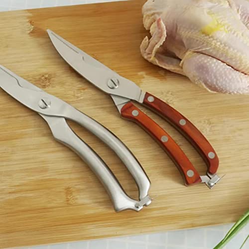 Luxshiny Kitchen Shears Heavy Duty Heavy Duty Shears Stainless Steel Food Scissor Chicken Bone Fish Bone Scissor Handle Food Shear Kitchen Shear Shears Heavy Duty