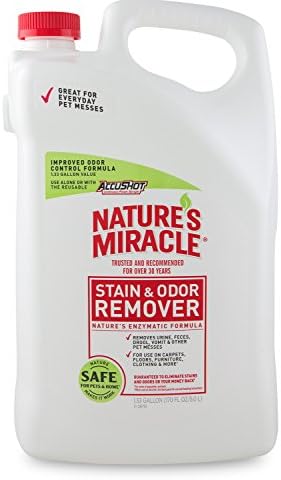  Nature's Miracle Stain And Odor Remover Dog, Odor Control Formula, Accushot Spray 1.33 Gal