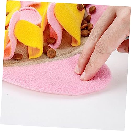  Pet Feeder Colorful Educational Detachable Sniff Portable Cat Smell Simulation Dog Pad Mat Cushion For Fish Pet Pet Slow Feeder