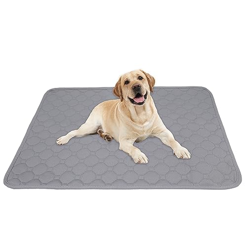  Petbuy Washable Reusable Dog Pee Pads 20”x 28”,Waterproof Non-Slip Potty Training Pads For Dogs And Cats Puppy,Fast Drying Travel Pet Pee Pads，Leak-Proof Cat Potty Pads