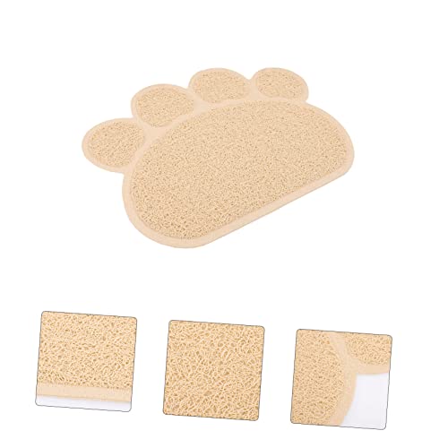  Mipcase Kitten Mat Free Dogs Dog Food Puppies Reusable Litter Pad Ground Scatter Bowl Daily Tray Rabbits Accessory Under Blanket Place Paw Rug Cushion Mesh Training For Cats Cat