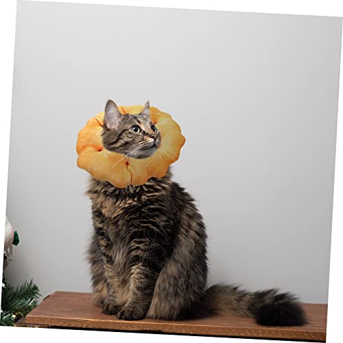  Pet Collar Small Cat Collar Kitten Collar Decorated Cookies Cat Recovery Collar Plush Elizabethan Collar Puppy Surgery Cone Pet Protective Collar Kitten Recovery Collar Food
