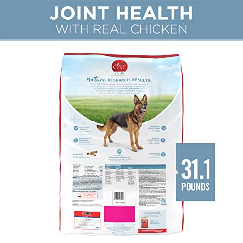  Purina ONE Plus Joint Health Formula Natural With Added Vitamins, Minerals And Nutrients Dry Dog Food - 31.1 Lb. Bag