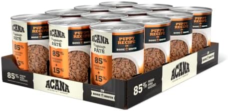  ACANA Wholesome Grains Dry Dog Food, Puppy Recipe, Real Chicken, Eggs And Turkey Dog Food Recipe, 11.5lb
