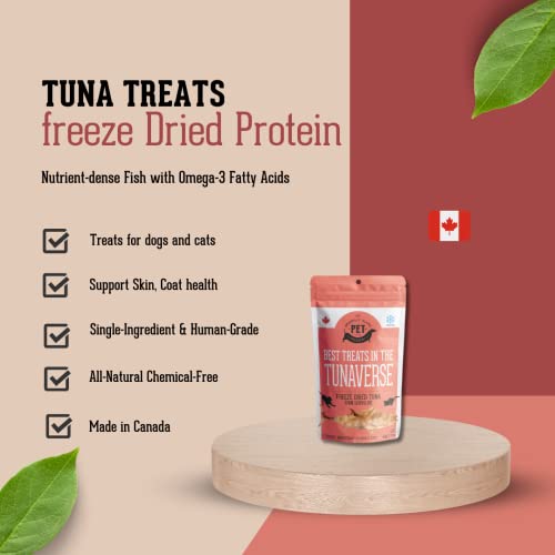  Granville Island Pure Protein Tuna Flakes For Dogs And Cats (1.1 Oz)