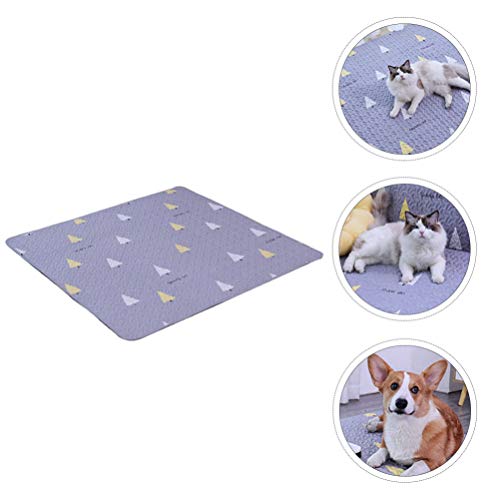  TEHAUX Puppy Dog Cat Sleep Blanket Mat, Cat Litter Mat Dog Food Mat, Cat Mat Non- Sticky Cat Litter Blanket For Sleeping Cat Carpet Cat Sleeping Mat Pet Floor Mat, Cat Sleep Litter Mat