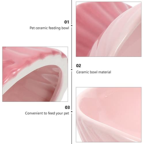  Food Containers Plates Ceramic Raised Cat Food Ceramic Dog Backflow Prevention Pet Feeding Station Water Food Container For Small Medium Large Dogs Cats Dog Food Container