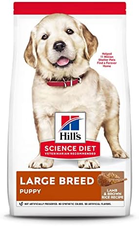  Hill's Science Diet Puppy Large Breed Chicken Meal & Brown Rice Recipe Dry Dog Food, 27.5 Lb. Bag