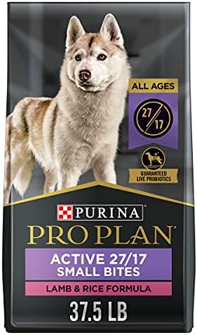  Purina Pro Plan High Protein, Small Bites Dog Food, SPORT 27/17 Lamb & Rice Formula - 18 Lb. Bag