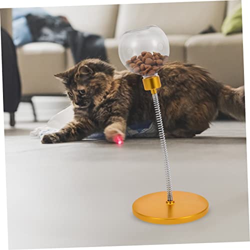  POPETPOP 2pcs Slow Food Ball Automatic Pet Feeders Dog Food Automatic Feeder Puppy Dog Dog Training Exercise Slow Feed Bowl Puppy Dog Treat Dog Treats Dispensing Ball Yellow