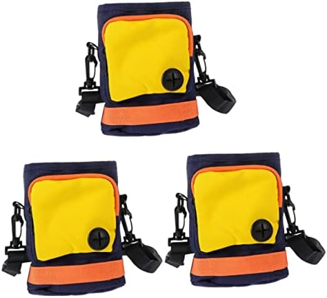 Mipcase 2pcs Picnic With Use Dog For Train And Daily Waist Treat Holder Adjustable Toy Poop Shoulder Kibbles Yellow Training Food Dogs Pouch Strap Snack Wear-resistant Bag Pet Walking