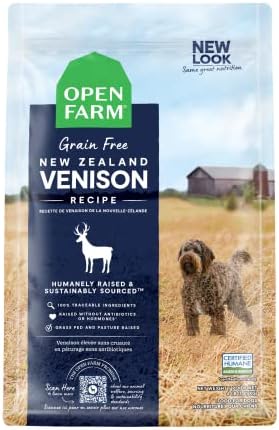  Open Farm Grass-Fed Beef Grain-Free Dry Dog Food, 100% Humanely Raised Wagyu Recipe With Non-GMO Superfoods And No Artificial Flavors Or Preservatives, 4 Lbs