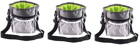  Mipcase Pet Treat Pouch 3 Pcs Pet Treat Pouch Dog Food Treat Pouch Pet Snack Bag Pet Snack Pouch Food Bag Fold Pet Snack Bag