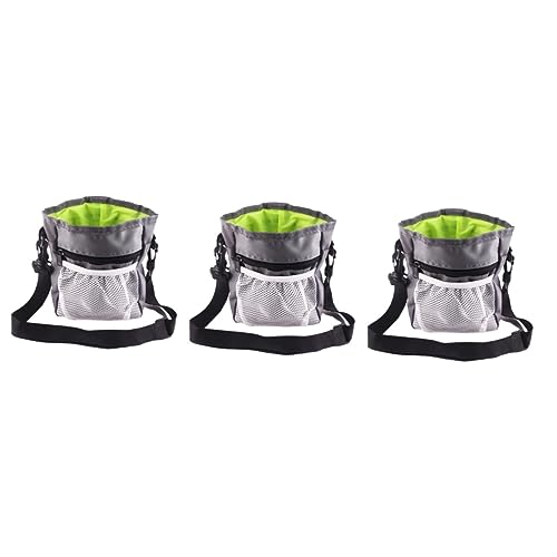  Mipcase Pet Treat Pouch 3 Pcs Pet Treat Pouch Dog Food Treat Pouch Pet Snack Bag Pet Snack Pouch Food Bag Fold Pet Snack Bag