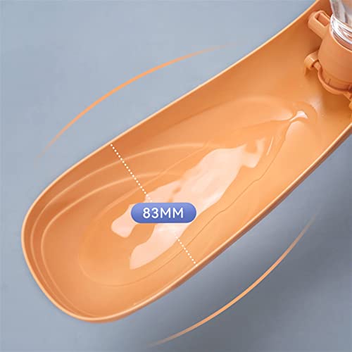  AYENCI Cat Automatic Water, Portable Dog Water Bottle For Small Large Dogs Bowl Outdoor Walking Puppy Pet Travel Water Bottle Cat Drinking Bowl Dog Supplies (Color : Orange)