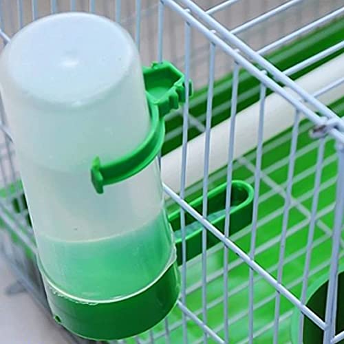  NOGRAX Parakeet Food Pet Bird Supplies 10PCS Medium Size Automatic Bird Parrot Feeding Cup Portable Feeder Cup Parrot Drinking Cup Bird Supplies Water Feeder (Color : Green, Size : 3.5x10.5cm)