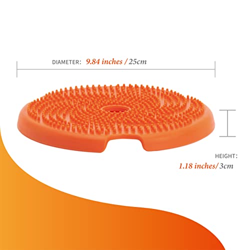  PetDreamHouse Spin Slow Dog Bowl Accessory, Double Sided Lick Mat Insert