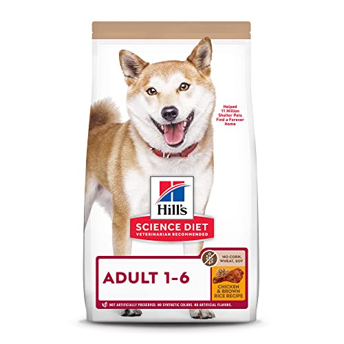  Hill's Science Diet Adult No Corn, Wheat Or Soy Dry Dog Food, Chicken Recipe, 4 Lb. Bag