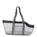  MEENE Breathable Single Shoulder Bag For Pet Dog Outdoor Walking Carrier Kitten Puppy Travel Mesh Surface Carrying Bags For Dogs Cats (Color : Black)