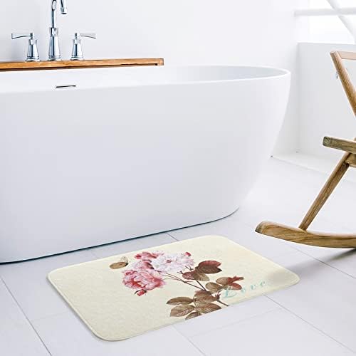  Pet Paw Doormat Non Slip Absorbent Easy Clean Washable Door Mat Area Rug For Bathroom Entryway Living Dining Room Kitchen 18"x 30" - Dog Paw With Words