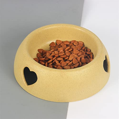  AYENCI Cat Automatic Water, Pet Supplies Dog Bowl Rice Bowl Plastic Love Single Bowl Pet Bowl Cat Food Basin Spot Wholesale Dog Water Bottle Dog Food Bowl (Color : Gray, Size : S(13x17.5x5.8cm))
