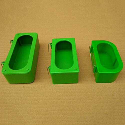  Bird Feeder Bown, Plastic Hanging Food Water Feeding Dish Bowl For Small Animals Like Dog Cat Bird Rabbit Chickens CHAOCHAO (Size : M)