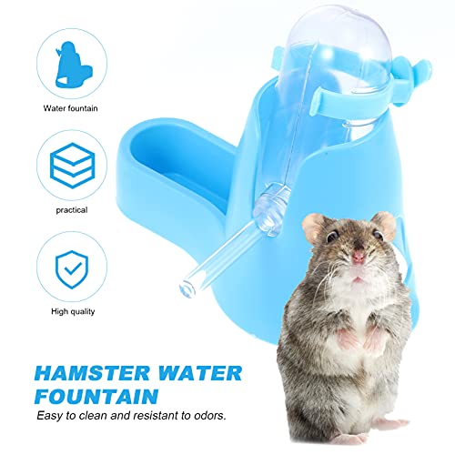 Iplusmile 6 Pcs Sky-blue Rat Hanging Green Bottles Light Bunny Base Hut Cage Chinchilla Ml Mice Food Feeder Rabbit Nozzle Little Auto Hamster Crate Ferret Puppy Hamsters Proof Pigs