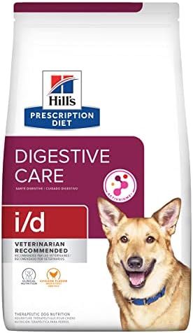  Hill's Prescription Diet I/d Digestive Care Chicken Flavor Dry Dog Food, Veterinary Diet, 27.5 Lb. Bag
